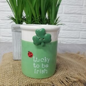 Lucky To Be Irish Candle Decor